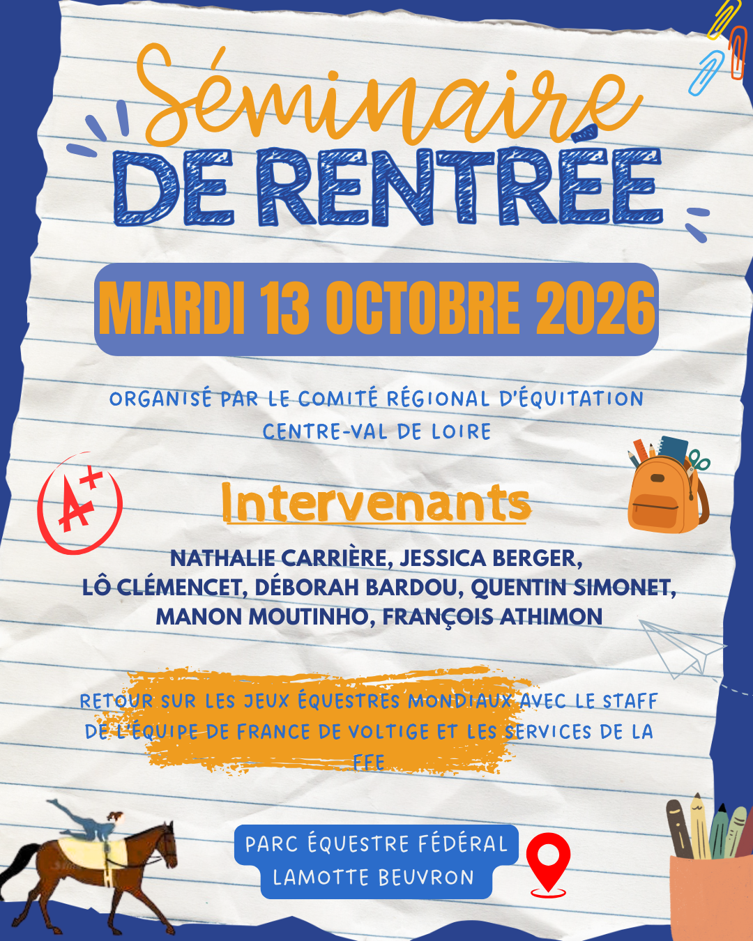 Séminaire de rentrée